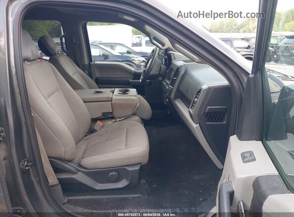 1FTEW1E56KKC38358 2019 FORD F150 Gray Front interior view
