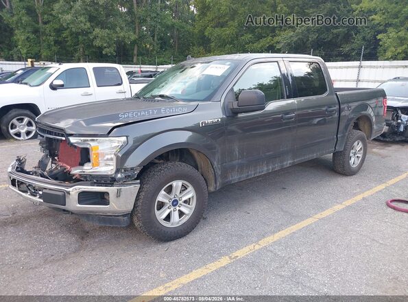 1FTEW1E56KKC38358 2019 FORD F150 Gray Front left
