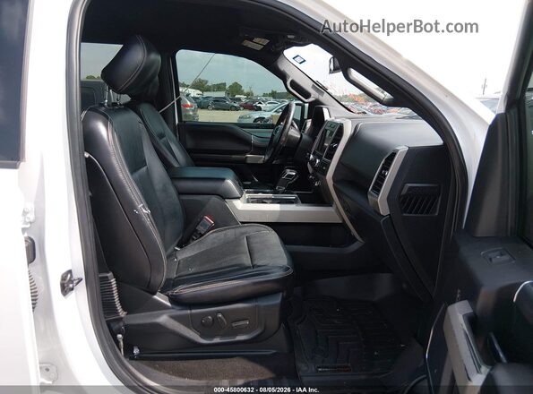 1FTEW1E56KKD77048 2019 FORD F150 Белый Вид салона спереди