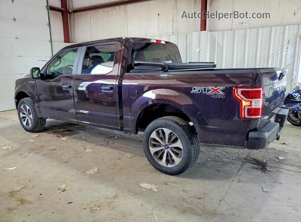1FTEW1E56KKD80502 2019 FORD F150 Black Tył lewy