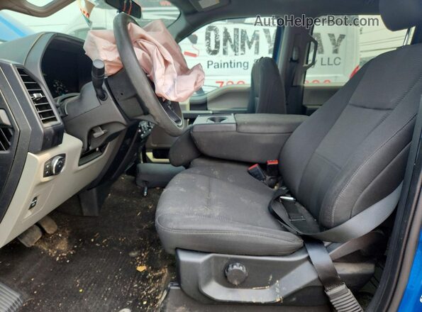 1FTEW1E56KKF29975 2019 FORD F150 Синий Вид салона спереди