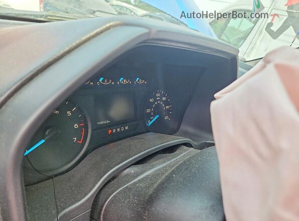 1FTEW1E56KKF29975 2019 FORD F150 Синий Вид щитка приборов