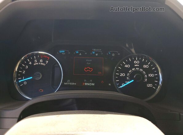 1FTEW1E56LKD25890 2020 FORD F150 White Вид щитка приладів