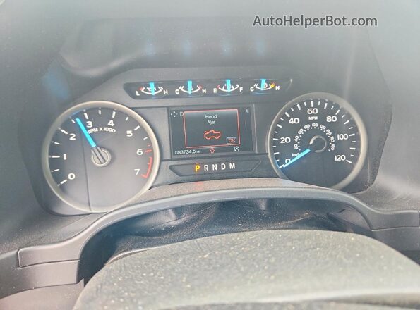 1FTEW1E56LKE90693 2020 FORD F150 Silver Вид щитка приладів