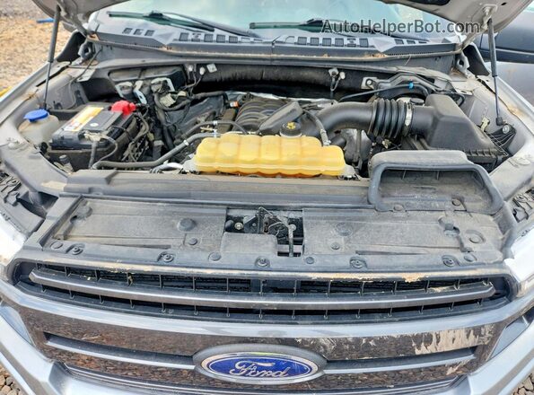 1FTEW1E56LKE90693 2020 FORD F150 Silver Вид задньої частини салону