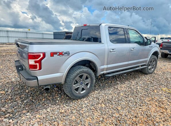 1FTEW1E56LKE90693 2020 FORD F150 Silver Задня права чверть