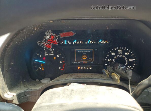 1FTEW1E56LKF43750 2020 FORD F150 Black Widok zestawu wskaźników