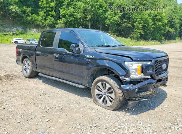 1FTEW1E56LKF43750 2020 FORD F150 Black Przód prawy