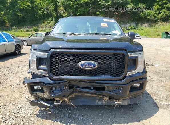 1FTEW1E56LKF43750 2020 FORD F150 Black Widok z przodu