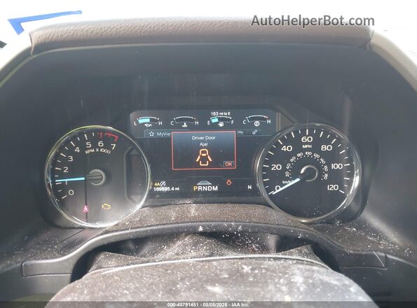 1FTEW1E57JFC42605 2018 FORD F150 White Հետևի նստատեղերի տեսք