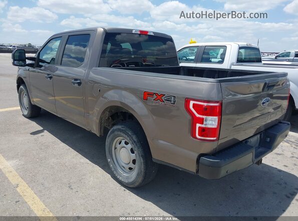 1FTEW1E57JFD05119 2018 FORD F150 Brown Tył lewy