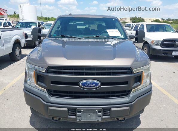 1FTEW1E57JFD05119 2018 FORD F150 Brown Widok z przodu
