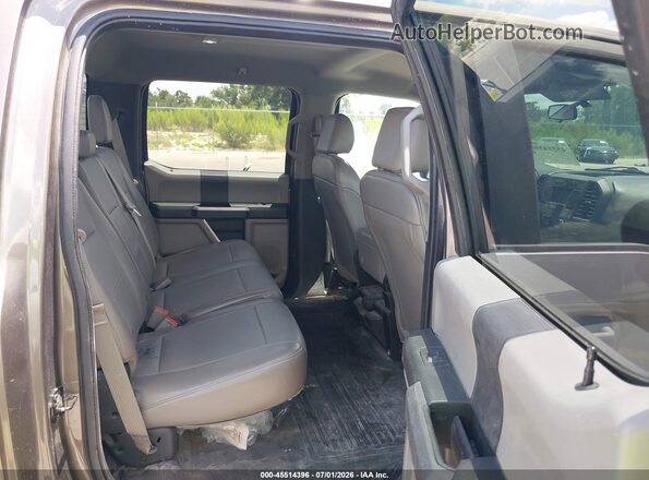 1FTEW1E57JFD05119 2018 FORD F150 Brown Widok naklejki z numerem VIN