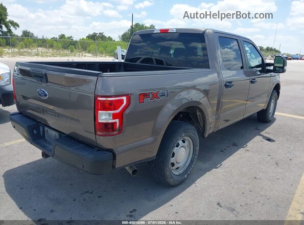 1FTEW1E57JFD05119 2018 FORD F150 Brown Tył prawy