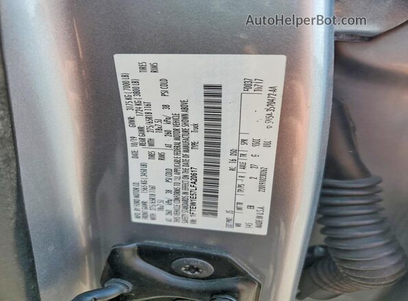 1FTEW1E57LFA20617 2020 FORD F150 Серебряный Вид подкапотного пространства
