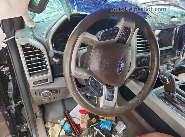 1FTEW1E57LFC80807 2020 FORD F150 Black Vista del cuadro de instrumentos