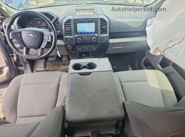 1FTEW1E57LKD07575 2020 FORD F150 Blue Vista del salpicadero