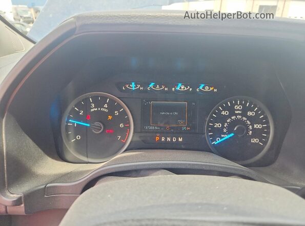 1FTEW1E57LKD07575 2020 FORD F150 Blue Vista del cuadro de instrumentos