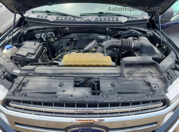 1FTEW1E57LKD07575 2020 FORD F150 Blue Vista interior trasera