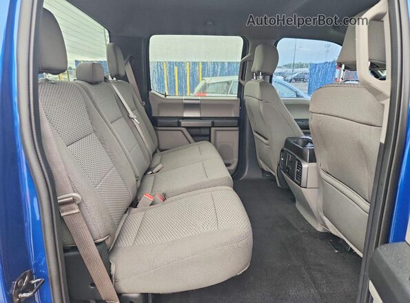 1FTEW1E58JFB41959 2018 FORD F150 Blue უკანა სავარძლების ხედი