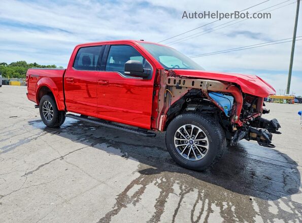 1FTEW1E58JFD93517 2018 FORD F150 Red Przód prawy