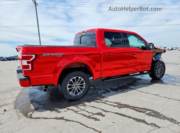 1FTEW1E58JFD93517 2018 FORD F150 Red Tył prawy