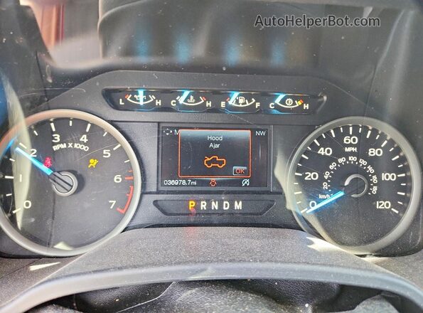 1FTEW1E58JFD93517 2018 FORD F150 Red Widok zestawu wskaźników