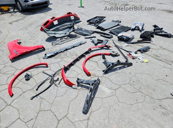 1FTEW1E58JFD93517 2018 FORD F150 Red Widok komory silnika