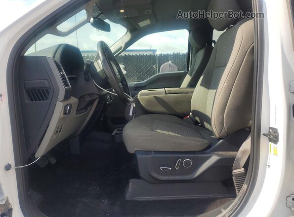1FTEW1E58JFE74212 2018 FORD F150 White Вид салону спереду
