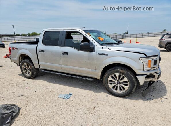 1FTEW1E58JKC81565 2018 FORD F150 Silver Przód prawy