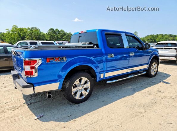 1FTEW1E58KFD48921 2019 FORD F150 Blue უკანა მარჯვენა