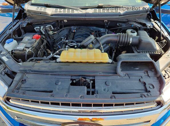1FTEW1E58KFD48921 2019 FORD F150 Blue უკანა სალონის ხედი