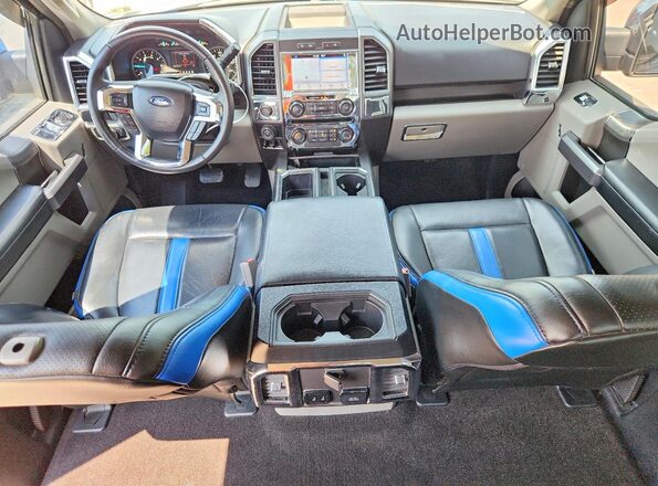 1FTEW1E58KFD48921 2019 FORD F150 Blue წინა პანელის ხედი