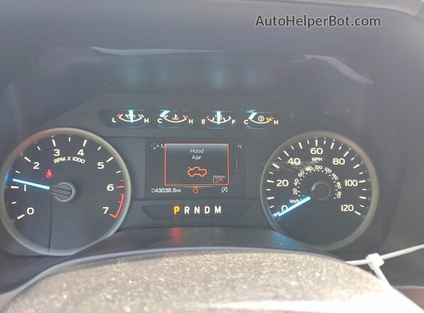 1FTEW1E58KKD03629 2019 FORD F150 Бордовый Вид щитка приборов