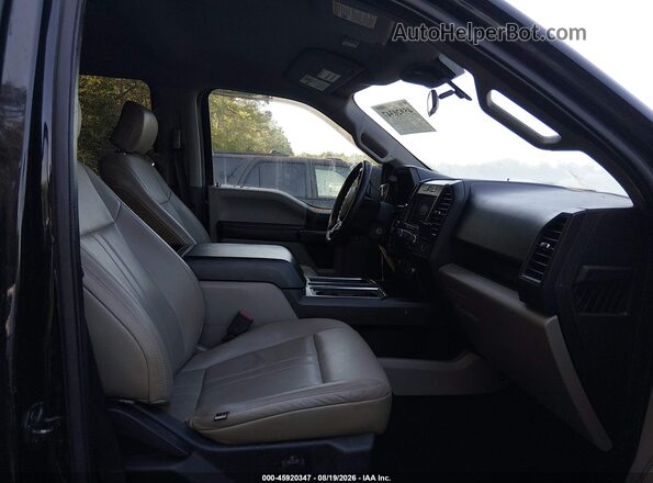 1FTEW1E58LFC52370 2020 FORD F150 Черный Вид салона спереди