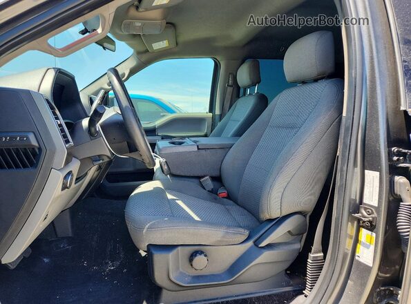 1FTEW1E59JKE80656 2018 FORD F150 Charcoal Widok wnętrza z przodu