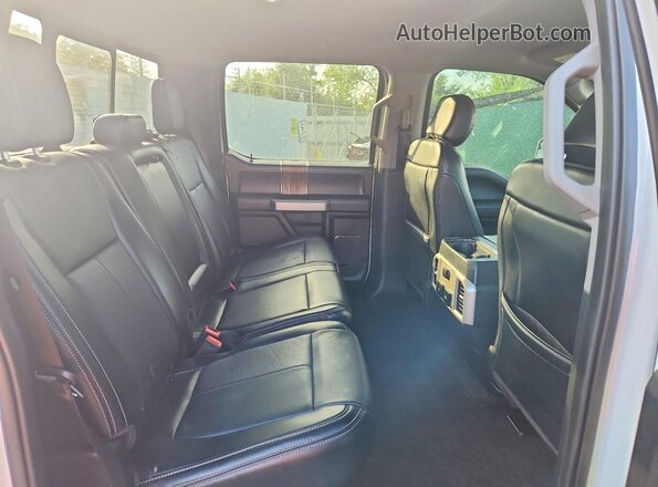 1FTEW1E59KFB76432 2019 FORD F150 White Вид задніх сидінь