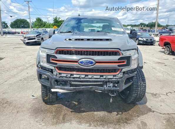 1FTEW1E59KKC61813 2019 FORD F150 Gray წინა ხედი