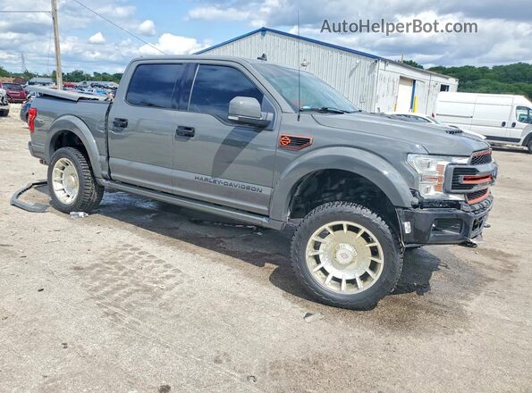 1FTEW1E59KKC61813 2019 FORD F150 Gray წინა მარჯვენა
