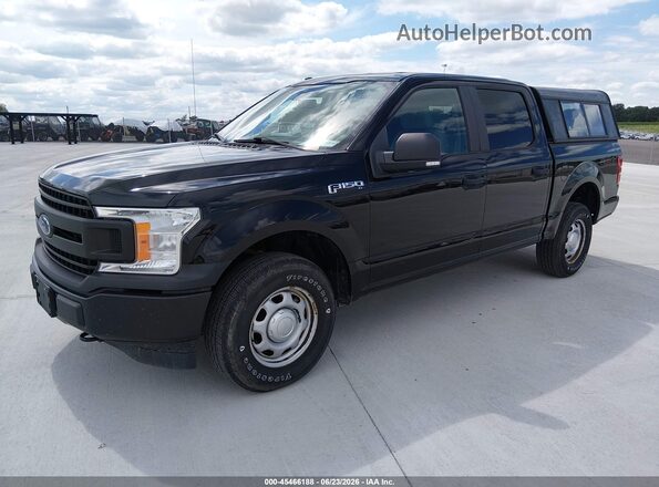 1FTEW1E59KKC93032 2019 FORD F150 Black Przód lewy