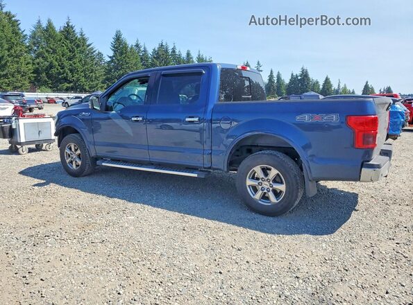 1FTEW1E5XJKC17480 2018 FORD F150 Синий Задняя левая четверть