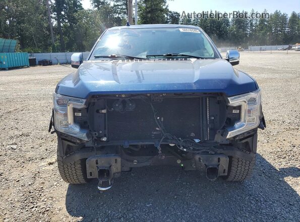 1FTEW1E5XJKC17480 2018 FORD F150 Синий Вид спереди