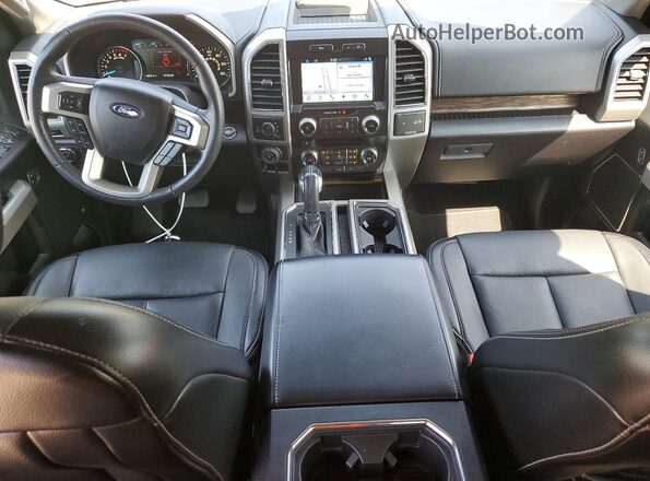 1FTEW1E5XJKC17480 2018 FORD F150 Синий Вид панели приборов