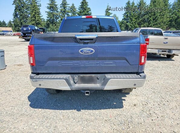 1FTEW1E5XJKC17480 2018 FORD F150 Синий Вид сзади
