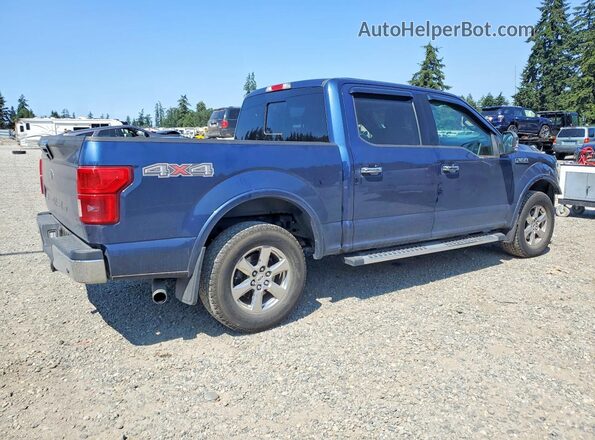 1FTEW1E5XJKC17480 2018 FORD F150 Синий Задняя правая четверть
