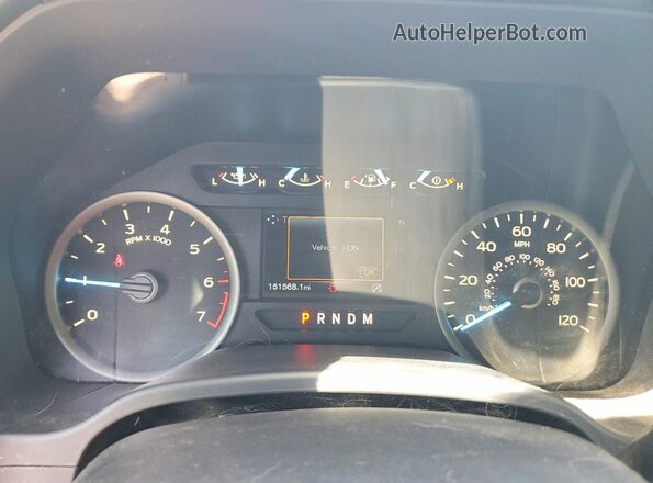 1FTEW1E5XJKF95279 2018 FORD F150 White Вид щитка приладів