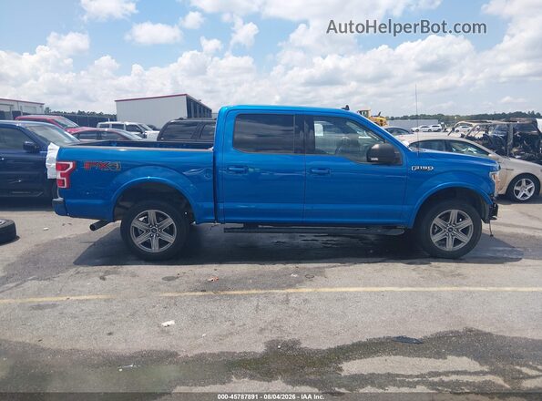1FTEW1E5XKFD16312 2019 FORD F150 Blue 360 interior view