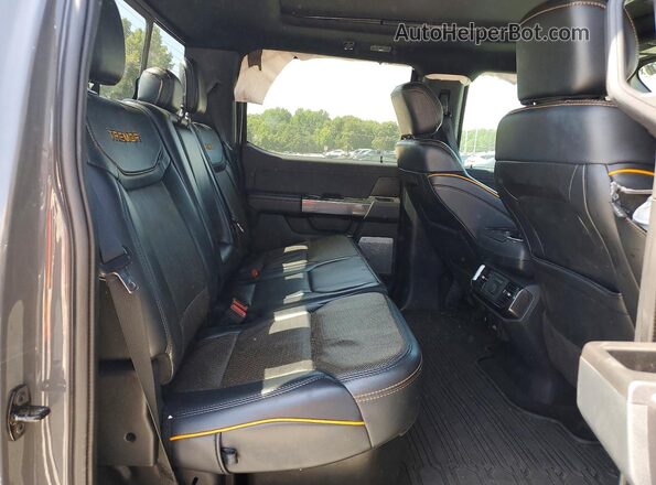 1FTEW1E81MFC98179 2021 FORD F150 Gray Vista de los asientos traseros