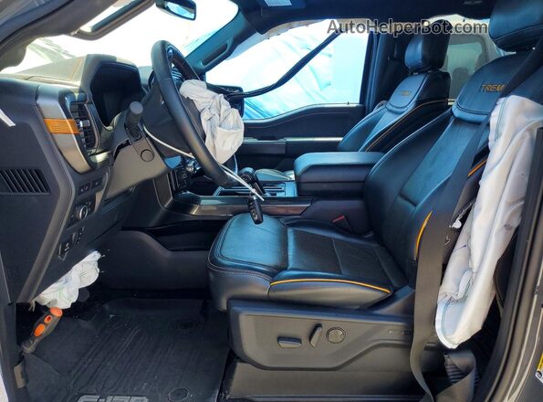 1FTEW1E81MFC98179 2021 FORD F150 Gray Vista interior delantera