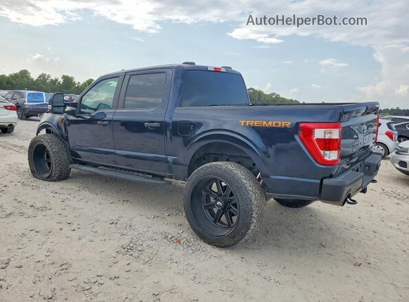 1FTEW1E81NFB12318 2022 FORD F150 Black Задня ліва чверть